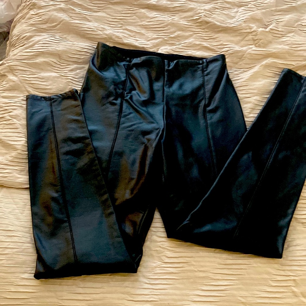 Faux leather leggings